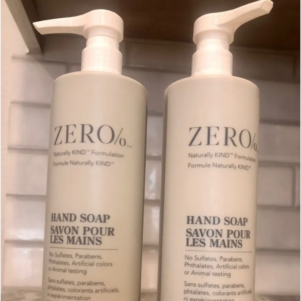 2 Pack Gilchrist & Soames Zero%  Percent Hand SOAP Naturally Kind 15 Oz Hotel